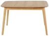 Table de salle à manger extensible ton bois clair 120/150 x 75 cm MADOX_879074