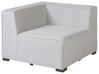 4 Seater Modular Garden Sofa Set Light Grey AREZZO_867509