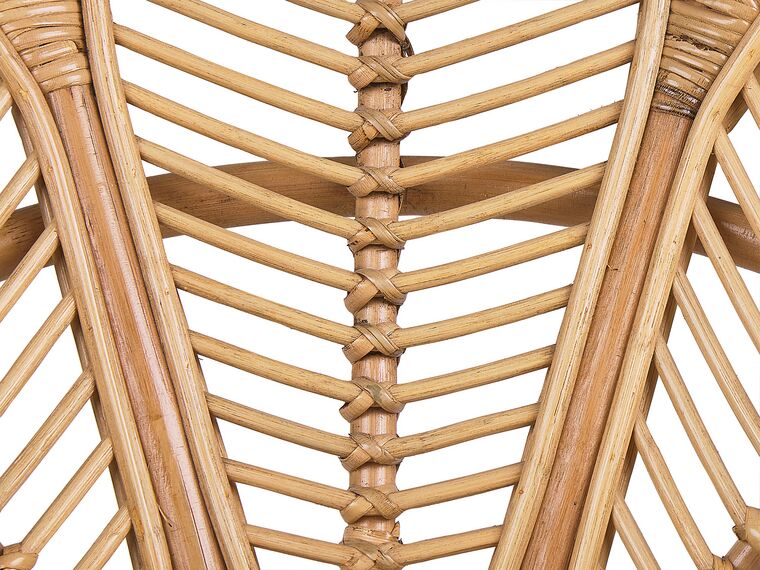 Rattan Peacock Chair Natural FLORENTINE II Beliani.co.uk