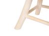 Mesa de noche de madera de teca clara ⌀ 35 cm NAMPA_759063