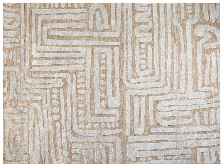 Teppe 300 x 400 cm beige/grå MANDAI_883961