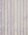 Cesta legno di bambù grigio e bianco 60 cm MATARA_849070
