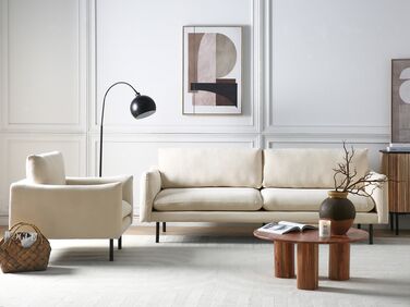 Sofagruppe stoff lys beige VINTERBRO