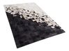 Cowhide Area Rug 160 x 230 cm Black and White KEMAH_742877