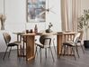 Table de salle à manger 200 x 100 cm en bois clair LEANDRA_899250