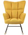 Rocking Chair Yellow OULU_855465