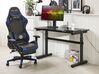 Adjustable Gaming Desk with RGB LED Lights 120 x 60 cm Black DURBIN_795366