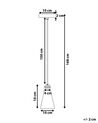 Lampe suspension rose CARES_690652