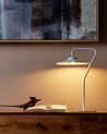 Schreibtischlampe LED Metall weiss 41 cm Kegelform GALETTI_900113