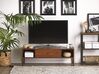 TV-Möbel dunkler Holzfarbton mit Schubalde 120 x 40 x 41 cm CLINTON_768586