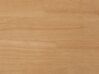 Mesa de centro de madera de caucho clara 50 x 50 cm TULARE_823415