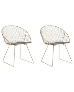 Tuoli teräs kulta 2 kpl AURORA