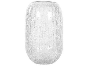 Glass Flower Vase 28 cm Transparent KYRAKALI