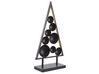 Metal Tabletop Christmas Tree Black and Gold RANUA_786999