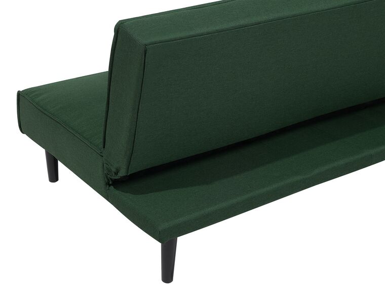 Fabric Sofa Bed Dark Green VISBY Beliani.co.uk
