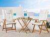 Set of 2 Outdoor Seat/Back Cushions Off-White TOSCANA/JAVA_765170