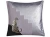 Set of 2 Cotton Cushions Cheetah Motif 45 x 45 cm Multicolour DIGITALIS_801596