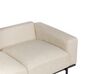 3 Seater Fabric Sofa Cream Beige SOVIK_906255