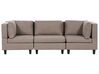 Modulær 3-personers sofa, brun UNSTAD_891259