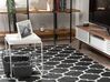 Oboustranný černo-bílý venkovní koberec 160 x 230 cm ALADANA_840678