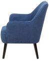 Fabric Armchair Navy Blue LOKEN_802365