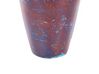 Dekorativ terracotta vase 59 cm brun og blå DOJRAN_850616