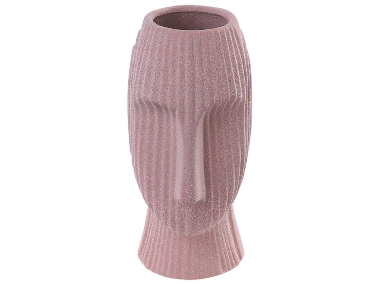 Stoneware Flower Vase 25 cm Pink PALLINI_846035