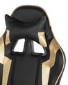 Gaming Chair Black and Gold KNIGHT_752208