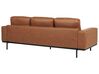 3-istuttava sohva kangas ruskea SOVIK_906288