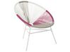 PE Rattan Accent Chair Multicolour Pink ACAPULCO_717822