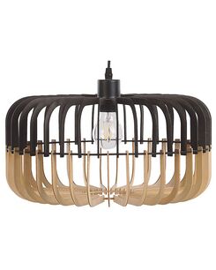 Riippuvalaisin vaalea puu/musta SOUS