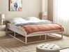 Kovová postel 160 x 200 cm bílá VIRY_902613