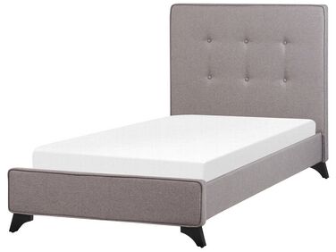 Säng 90 x 200 cm grå AMBASSADOR