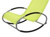 Chaise longue à bascule vert citron CAMPO_751520
