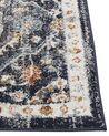 Teppich dunkelblau / beige 160 x 230 cm orientalisches Muster Kurzflor MALISHKA_854905