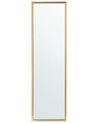 Stehspiegel gold rechteckig 40 x 140 cm TORCY_814067