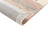 Vlněný koberec gabbeh 140 x 200 cm béžový/hnědý KARLI_856136