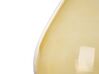 Bloemenvaas geel glas 31 cm BHATURA _823698