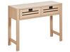 2 Drawer Console Table Light Wood RANDA_873264