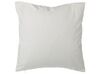 Set of 2 Cotton Cushions Chevron Pattern 45 x 45 cm White with Blue NERINE_769140