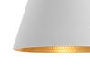 Lampe suspension blanche et dorée TAGUS_688363