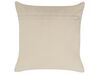 Set of 2 Cotton Cushions Geometric Pattern 50 x 50 cm Copper OUJDA_831104