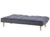 Fabric Sofa Bed Dark Grey SILJAN_702127