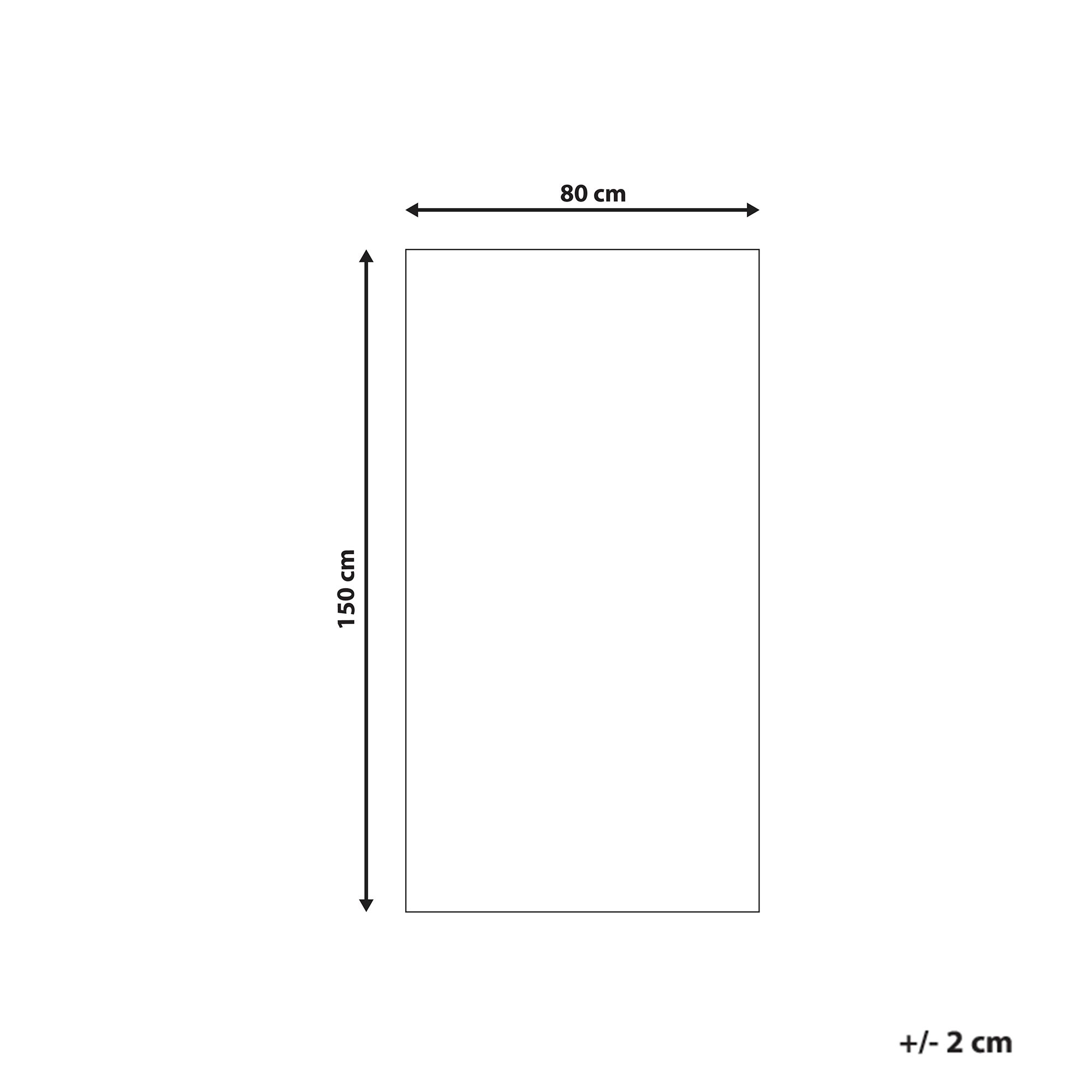 Dywan 80 x 150 cm biały DEMRE