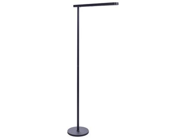 Metal LED Office Floor Lamp Black PERSEUS