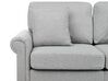 2 Seater Fabric Sofa Light Grey GINNERUP_894792
