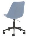 Fabric Armless Desk Chair Light Blue DAKOTA_868427