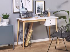 Työpöytä 106x48 cm valkoinen EBEME