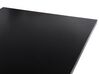 Eettafel hout zwart 180 x 100 cm LISALA_73662
