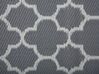 Venkovní šedý oboustranný  koberec 90x180 cm SURAT_729916